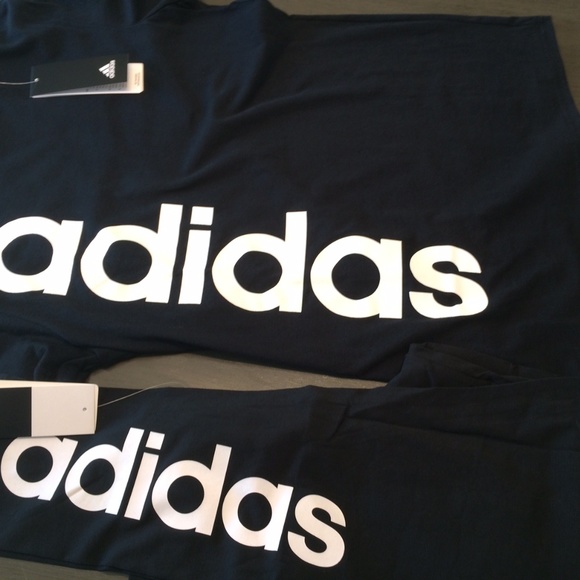New with tags adidas outfit leggings tshirt set - Picture 2 of 7